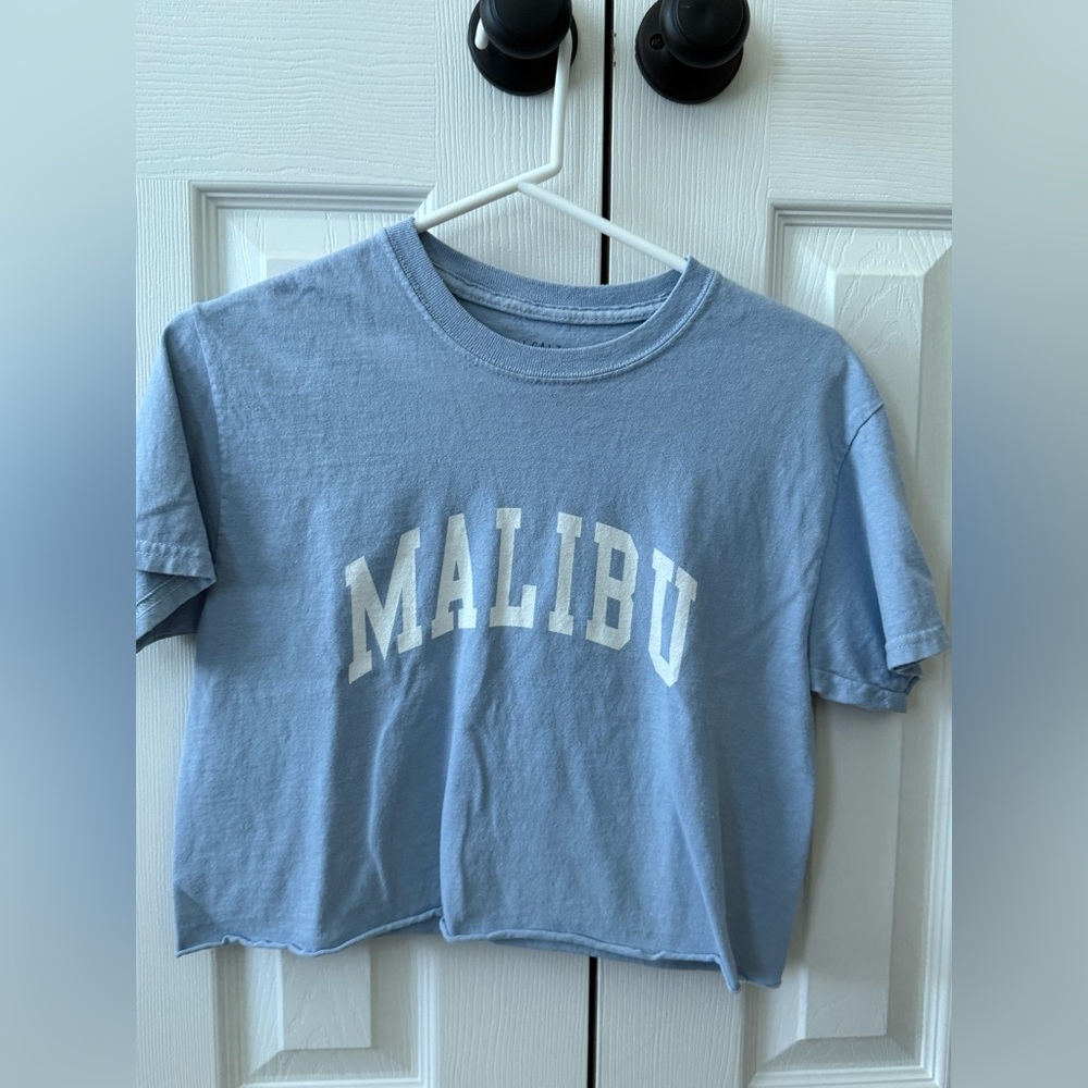 Malibu Brandy Melville John Galt Cropped Tee